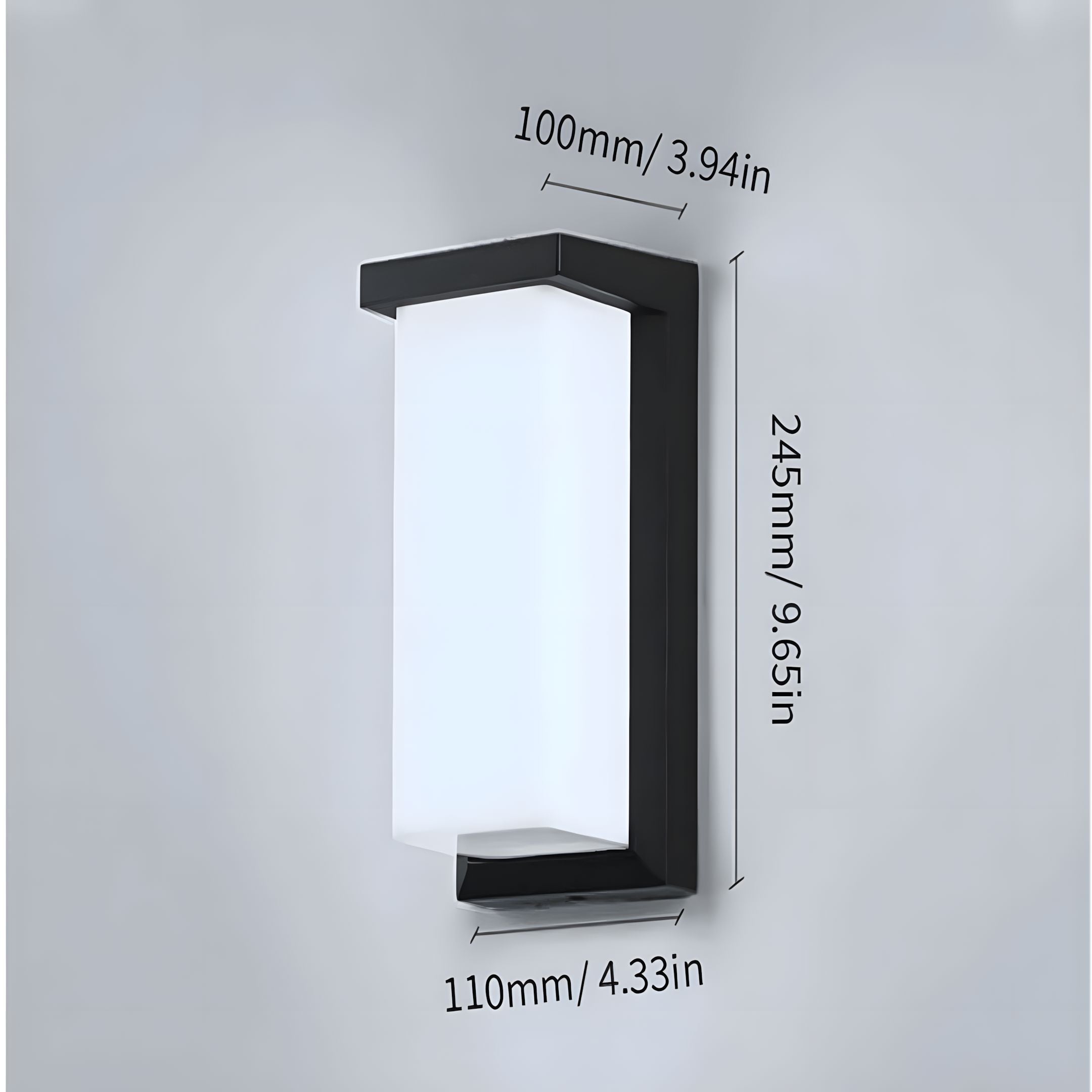 Motion Sensor LED Wall Lantern - view 11