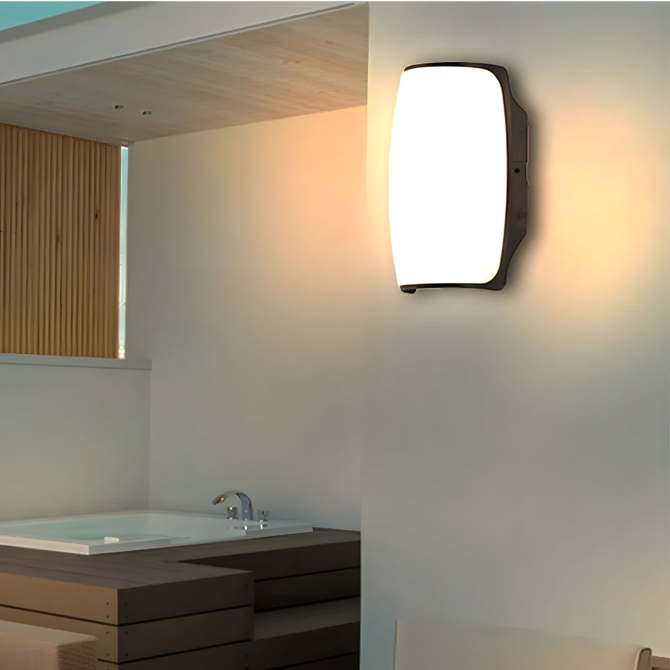Motion Sensor LED Wall Lantern - Type E / Warm White 3000K