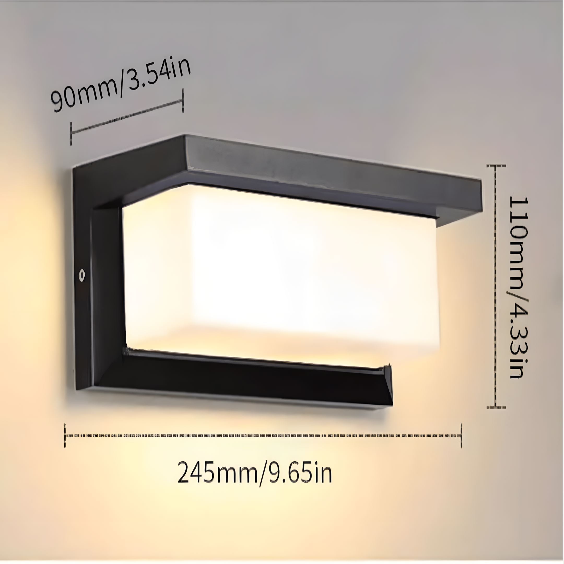 Motion Sensor LED Wall Lantern - view 16