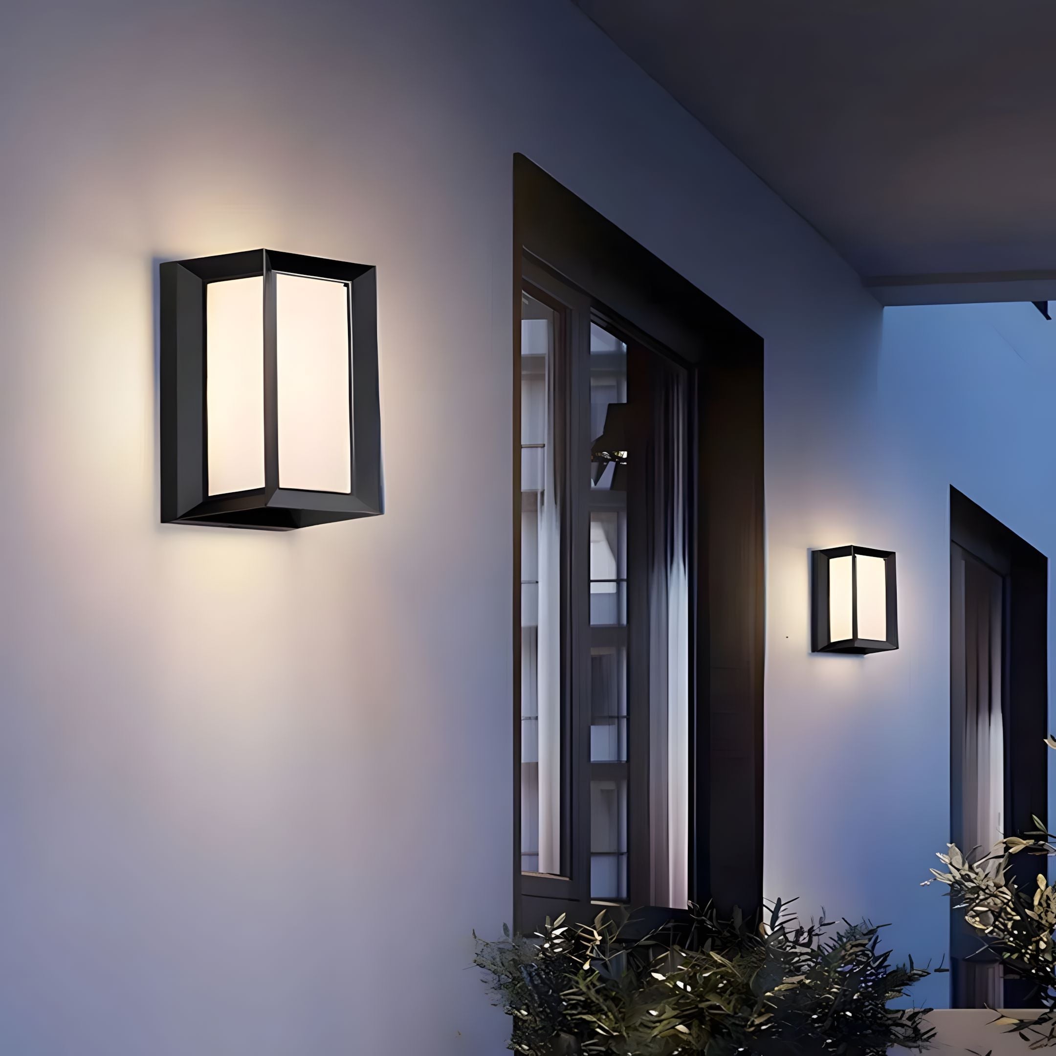 Motion Sensor LED Wall Lantern - Type A / Warm White 3000K