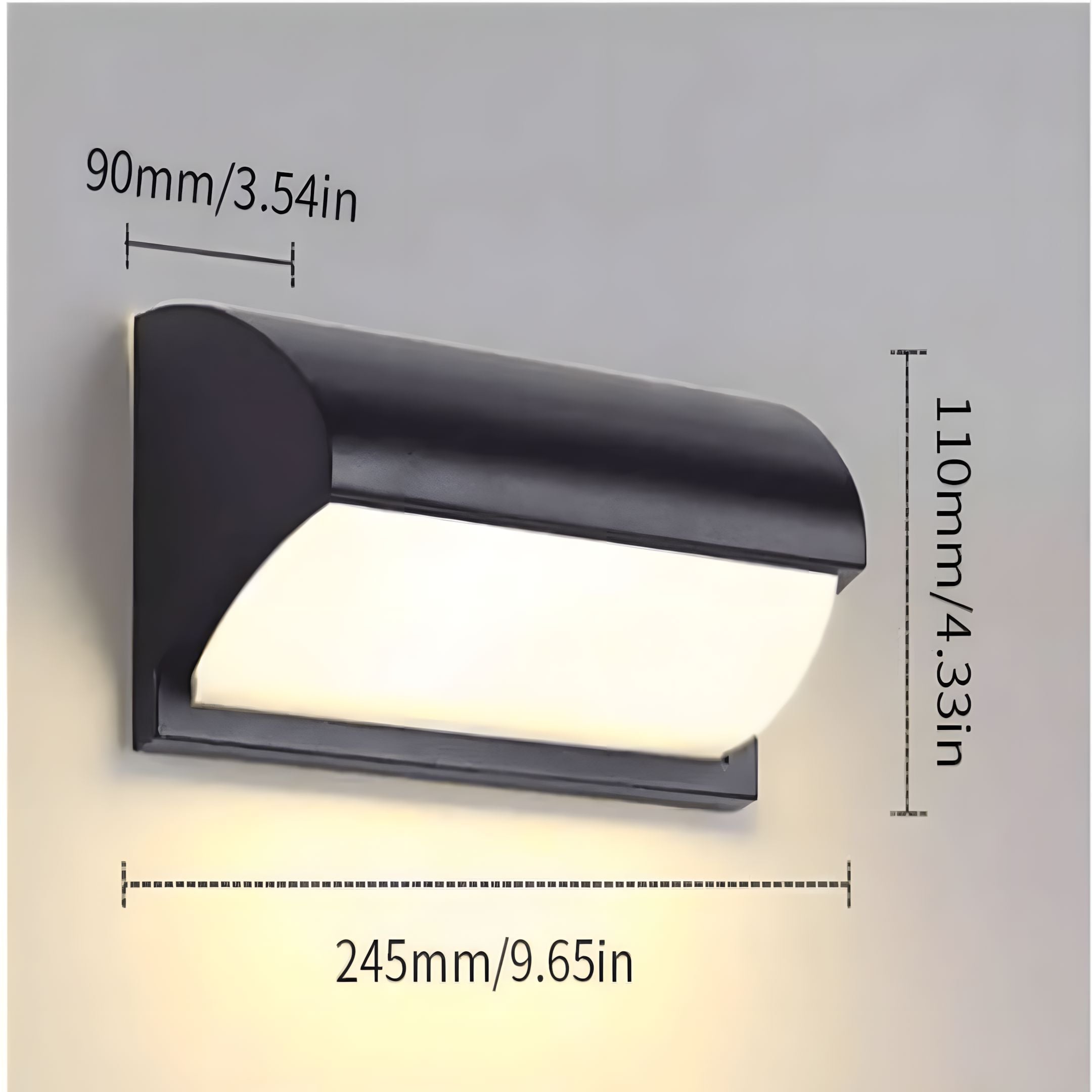 Motion Sensor LED Wall Lantern - view 21