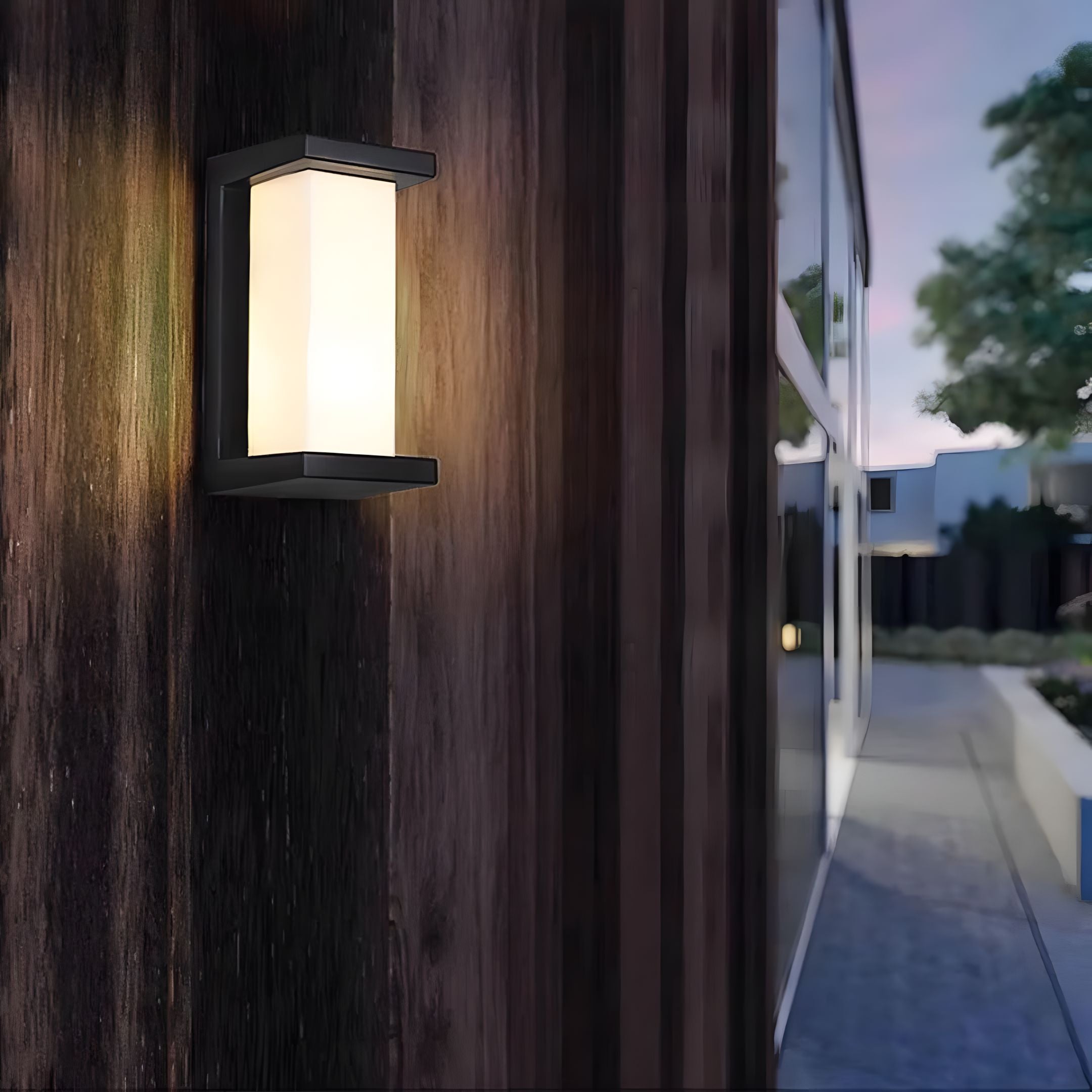 Motion Sensor LED Wall Lantern - Type G / Warm White 3000K