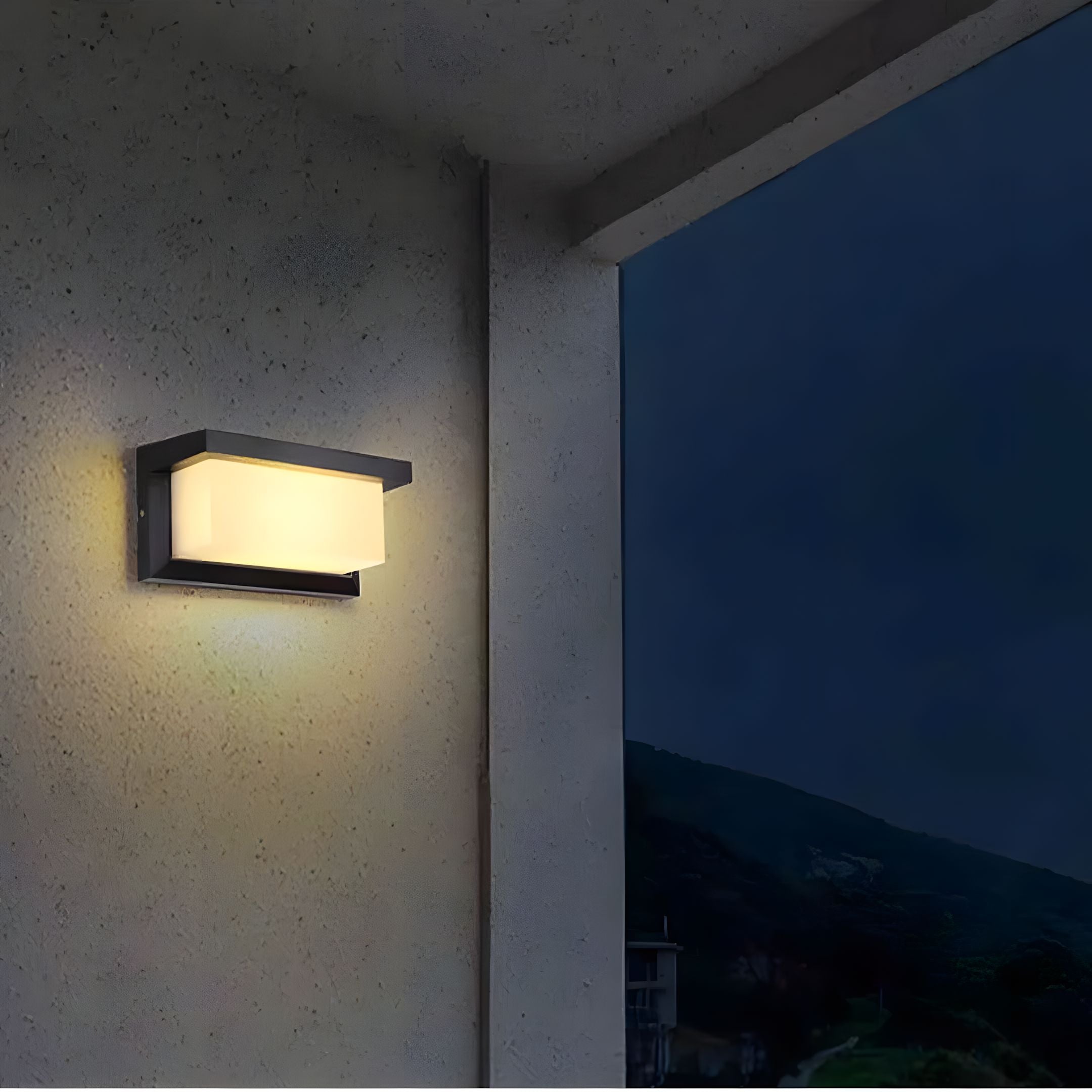Motion Sensor LED Wall Lantern - Type F / Warm White 3000K