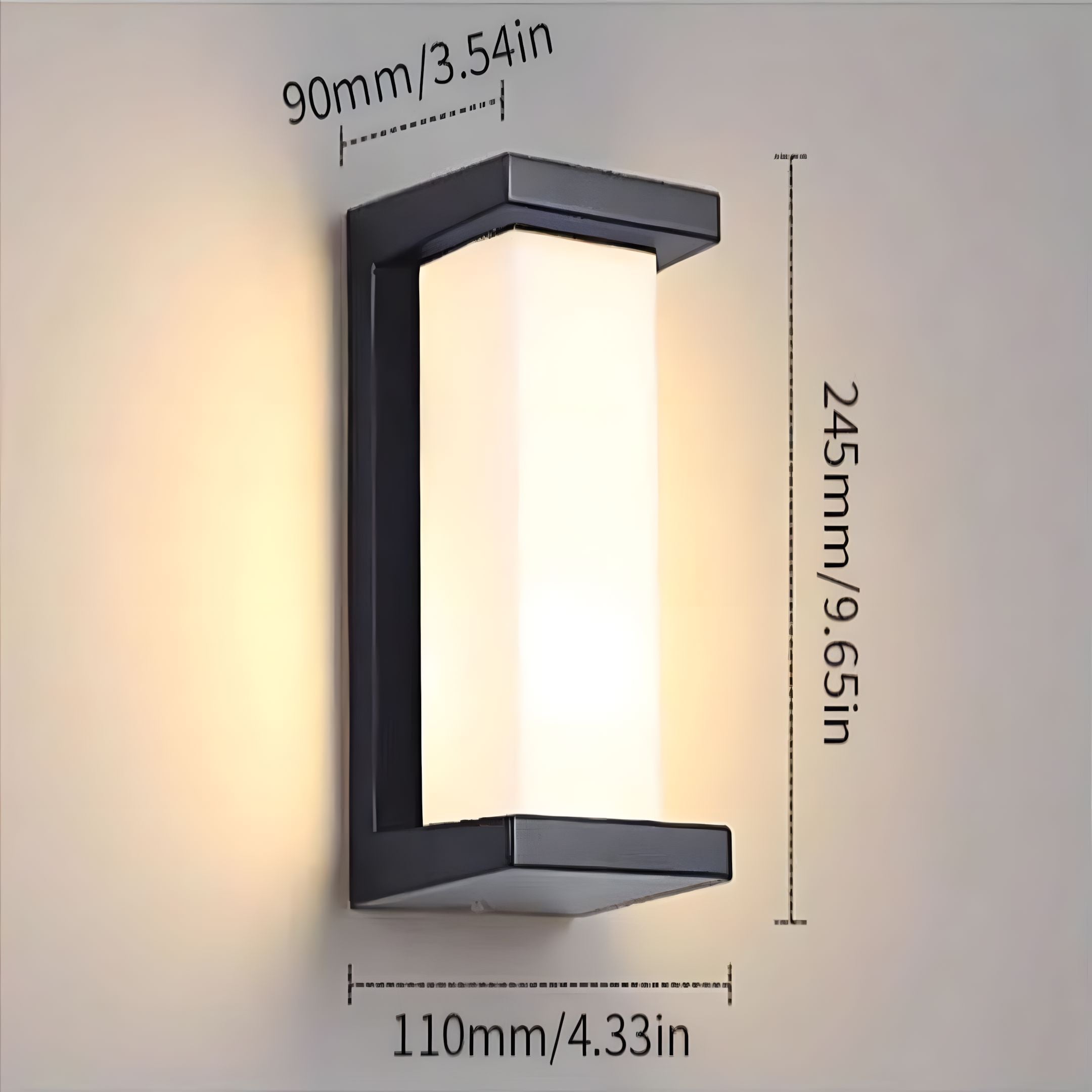 Motion Sensor LED Wall Lantern - view 9