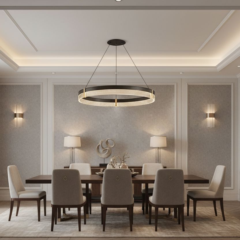Multi-Layer LED Ring Chandelier - view 13