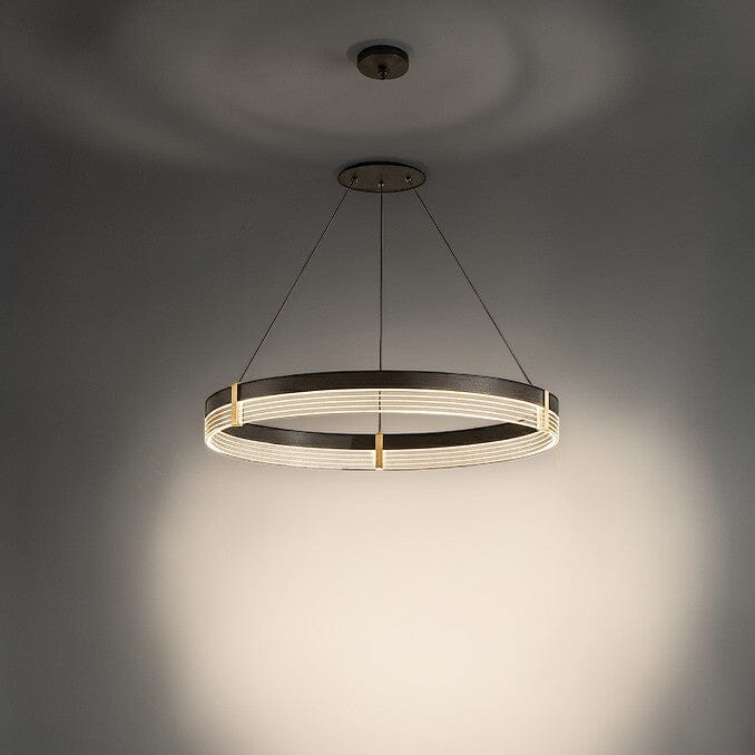 Multi-Layer LED Ring Chandelier - view 2