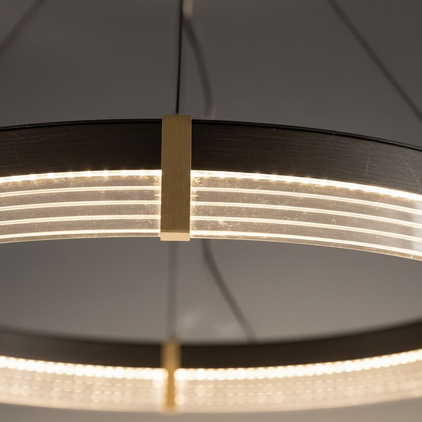 Multi-Layer LED Ring Chandelier - view 4