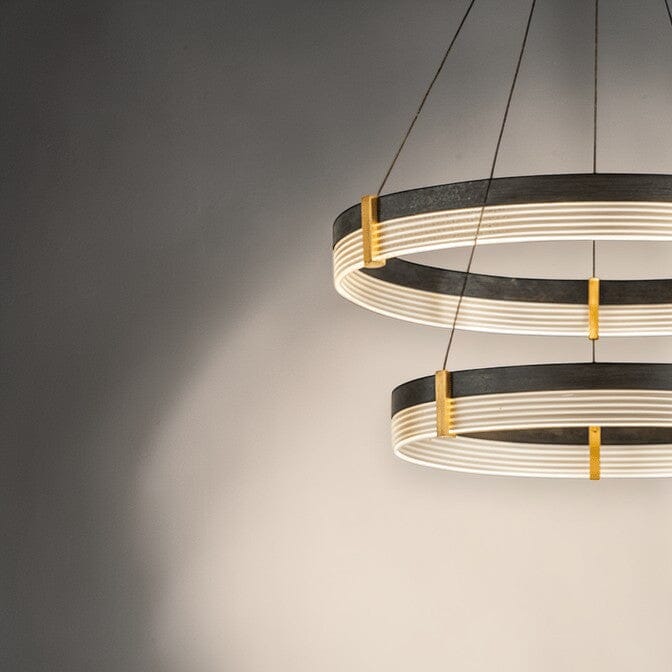 Multi-Layer LED Ring Chandelier - view 9