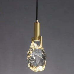 Elegant Glowing Crystal Pendant