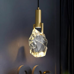 Elegant Glowing Crystal Pendant