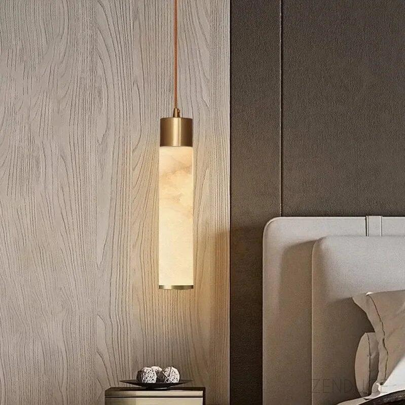Natural Marble Mini Cylinder Pendant Light - view 3