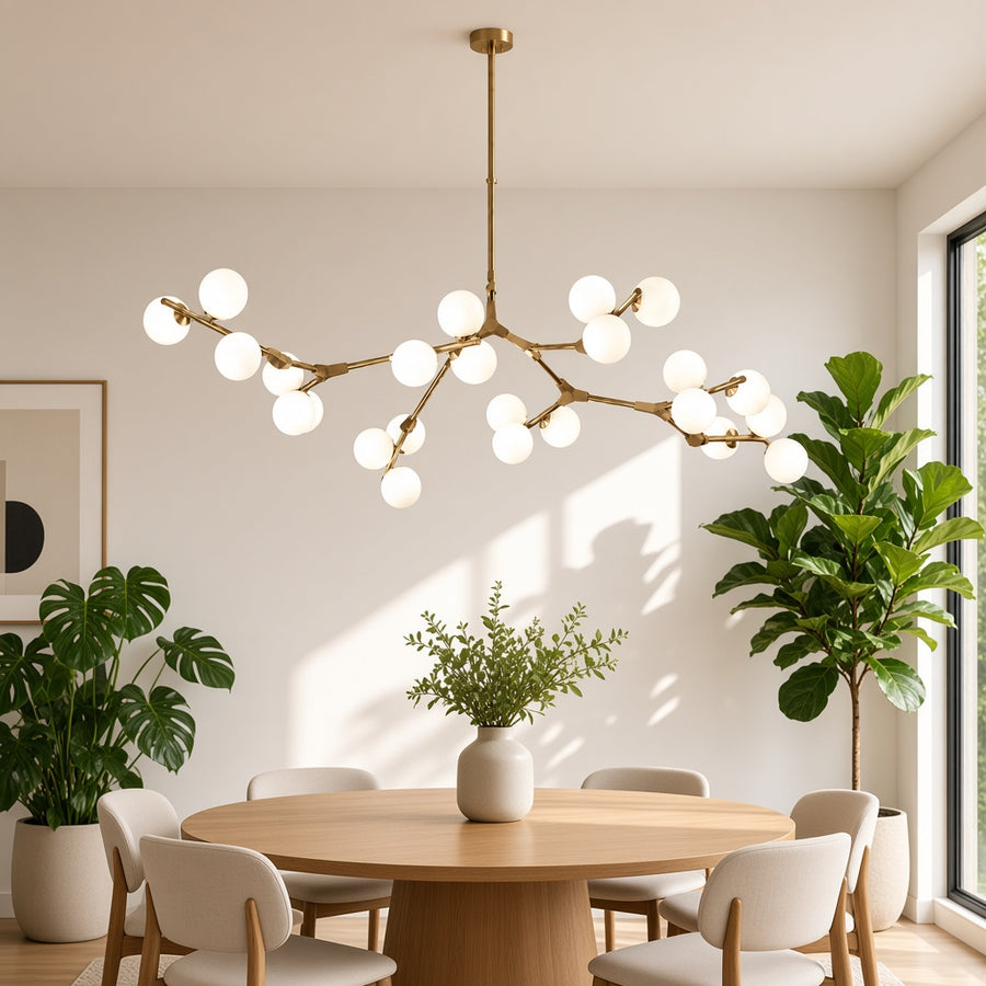 Nordic Branch Bubble Chandelier
