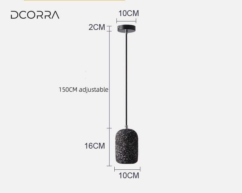 Nordic Cement Look Pendant Light - view 5