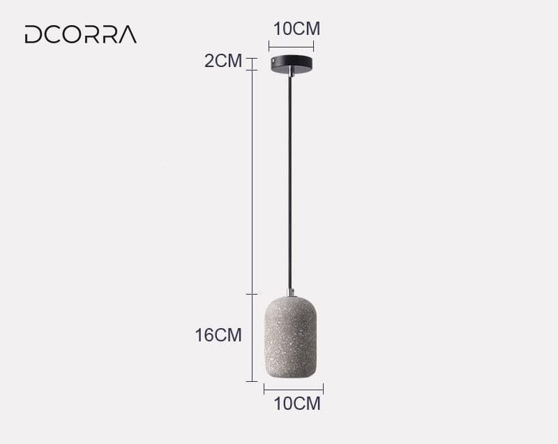 Nordic Cement Look Pendant Light - view 6