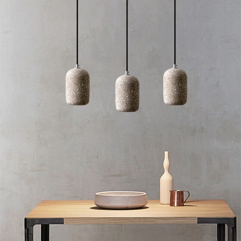 Nordic Cement Look Pendant Light - Light Grey Pendant
