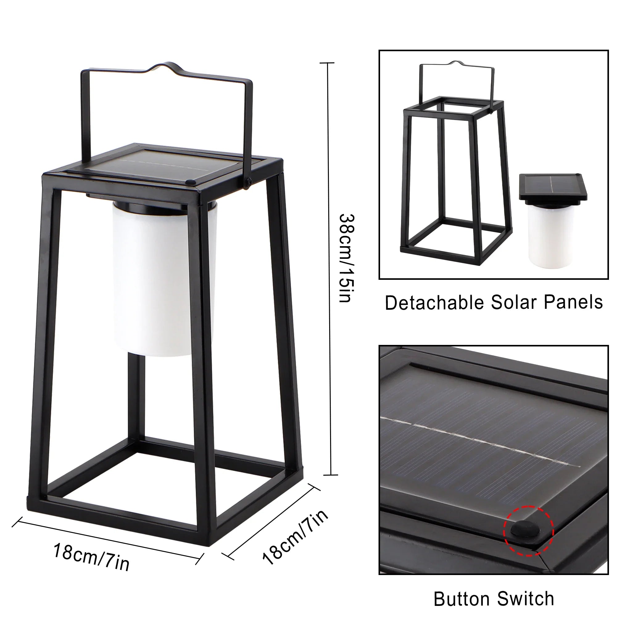 Open Frame Solar Lantern - view 4