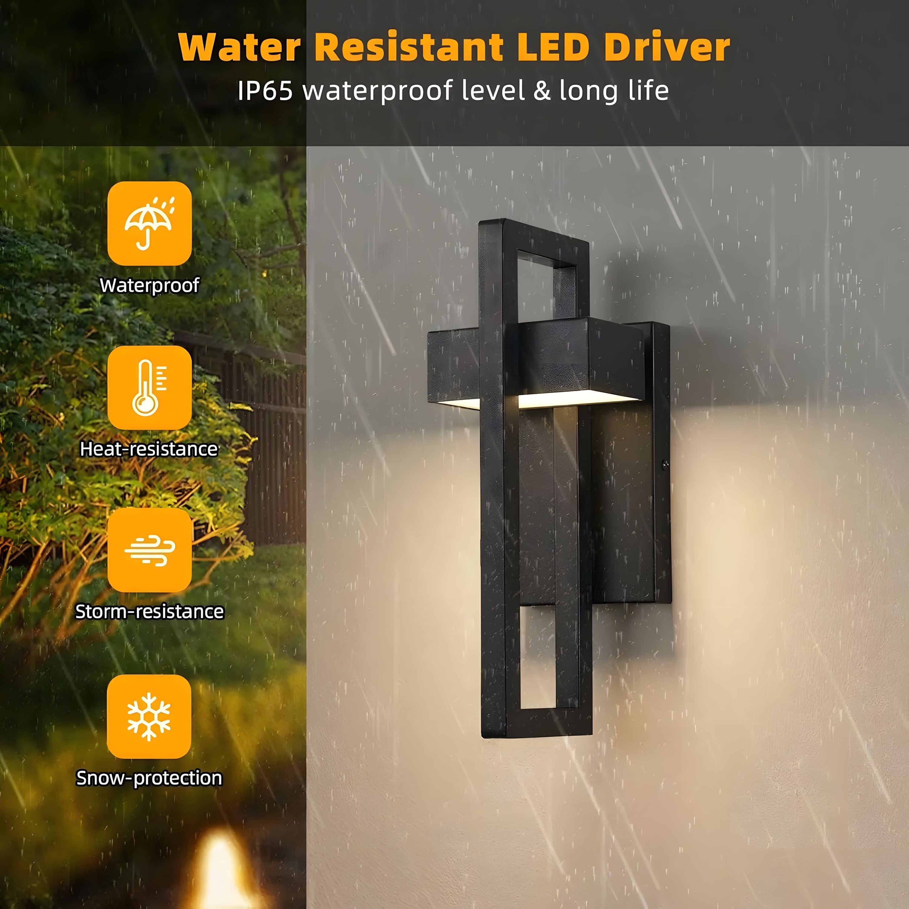 Open Frame Stainless Steel Wall Light - view 3