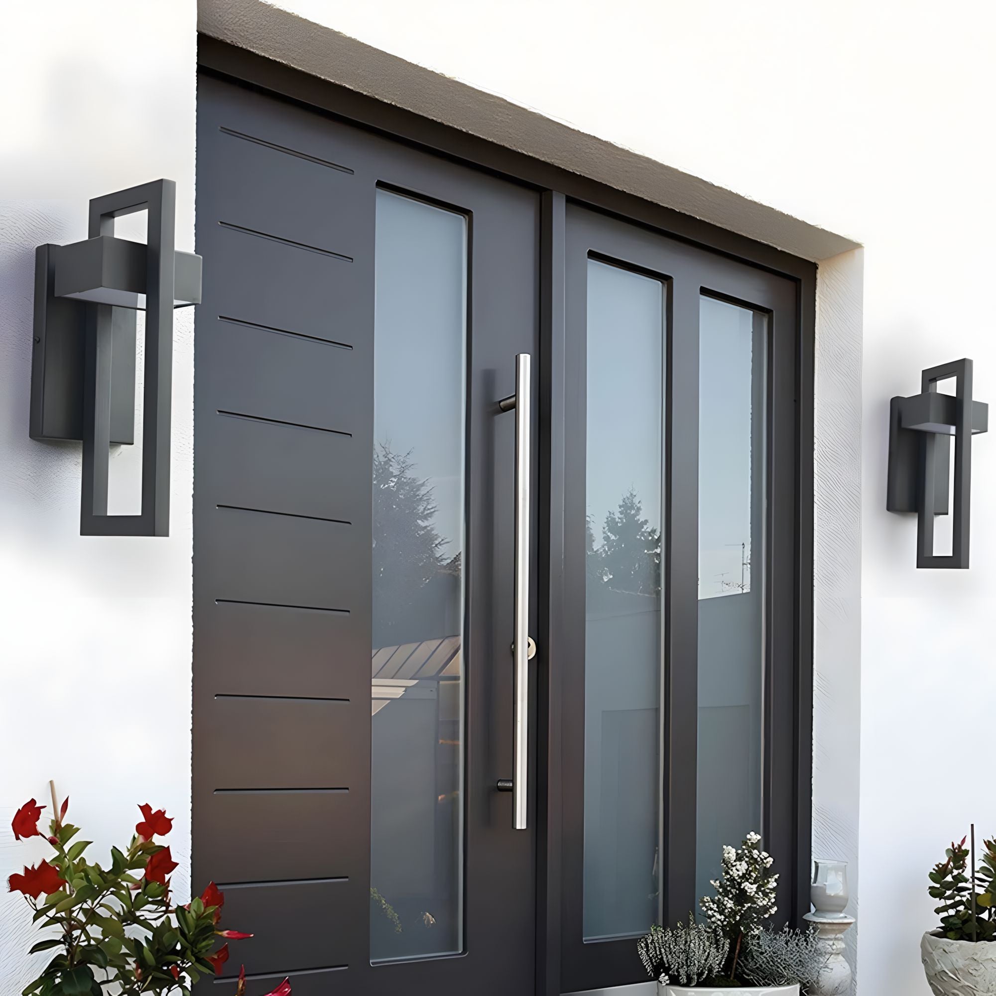 Open Frame Stainless Steel Wall Light - view 5