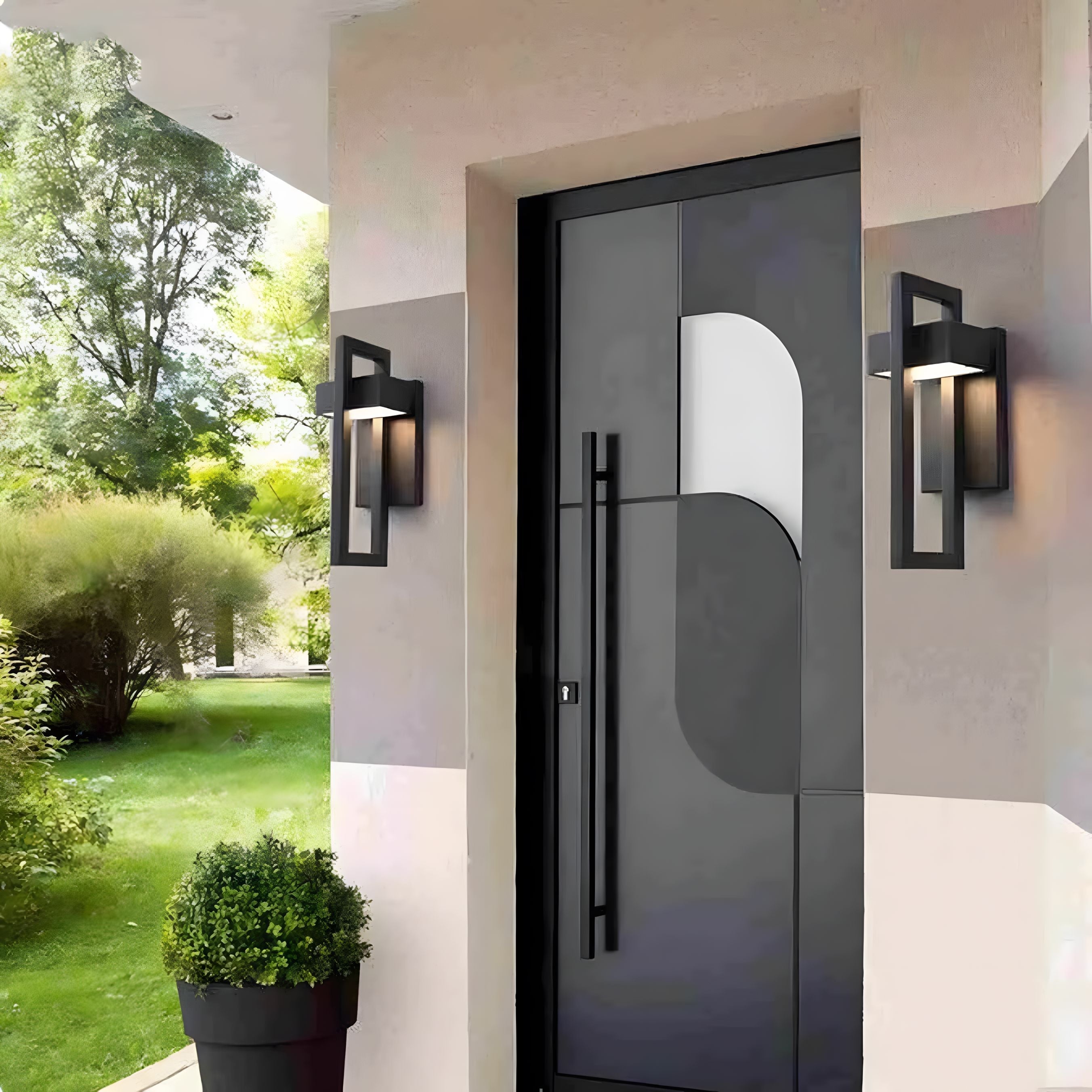 Open Frame Stainless Steel Wall Light - view 6