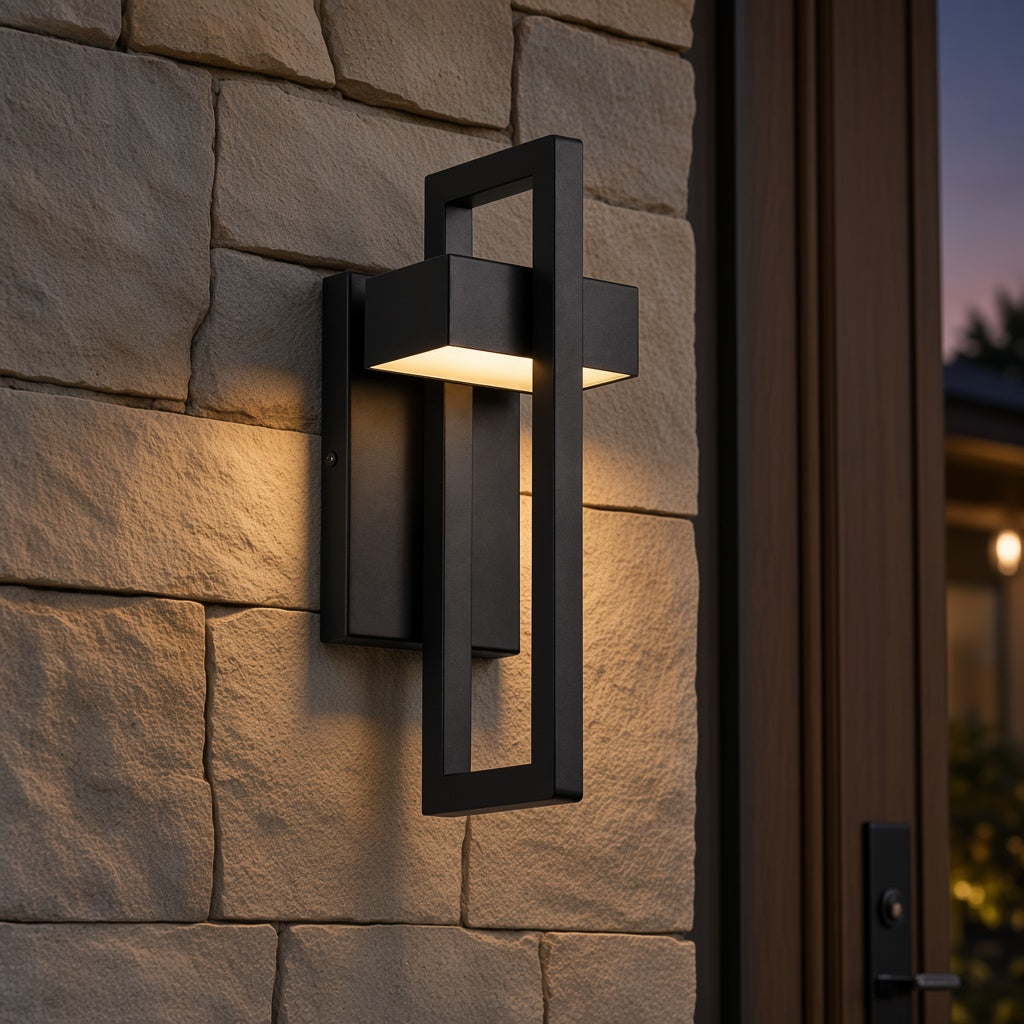 Open Frame Stainless Steel Wall Light
