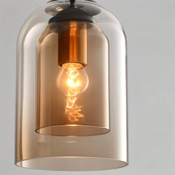 Double Glass Pendant Light