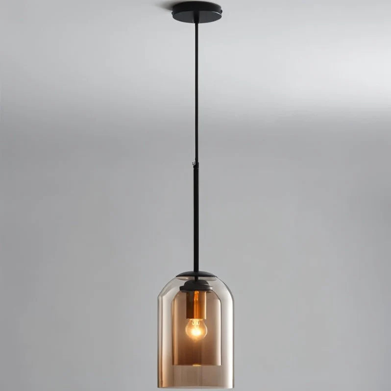 Double Glass Pendant Light