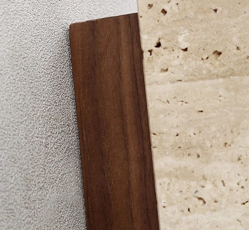 Outdoor Stone Wall Lamp with Wood or Metal Base