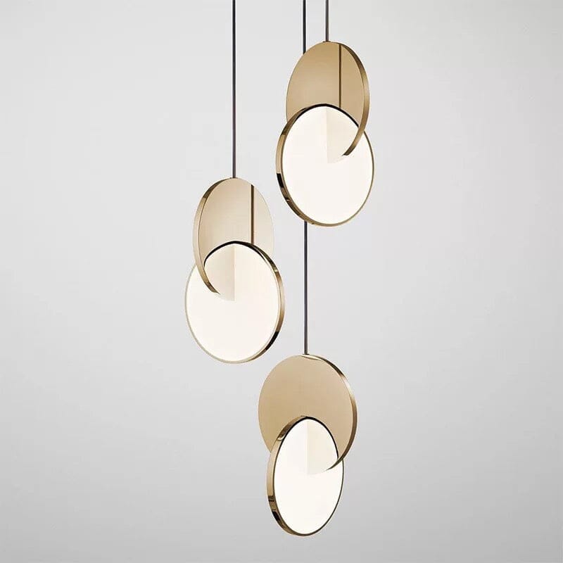Overlapping Disc Pendant Light - view 4