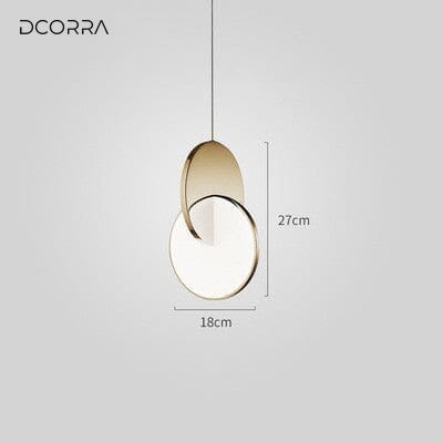 Overlapping Disc Pendant Light - view 7