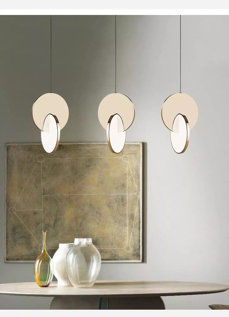 Overlapping Disc Pendant Light - view 8