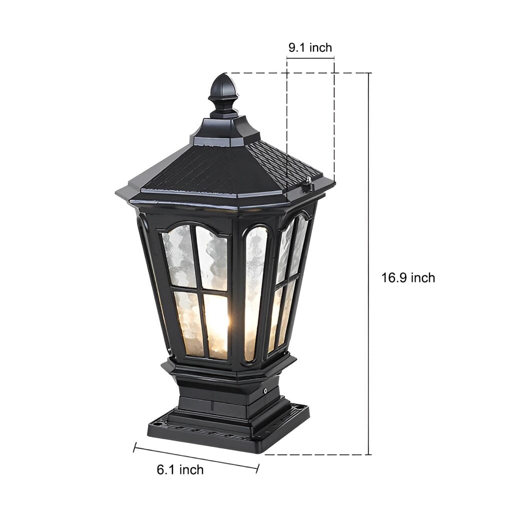 Pavilion Style Pillar Lantern - view 17