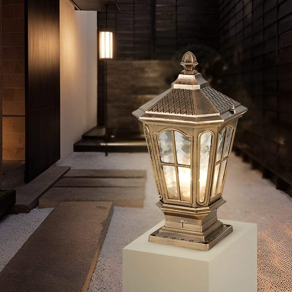 Pavilion Style Pillar Lantern - view 8