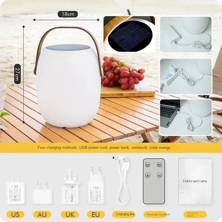 Portable Solar Garden Lantern with Remote - view 11