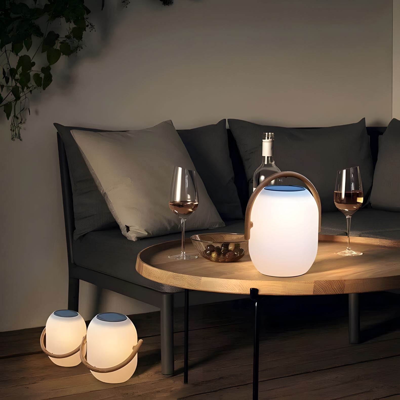 Portable Solar Garden Lantern with Remote - view 2