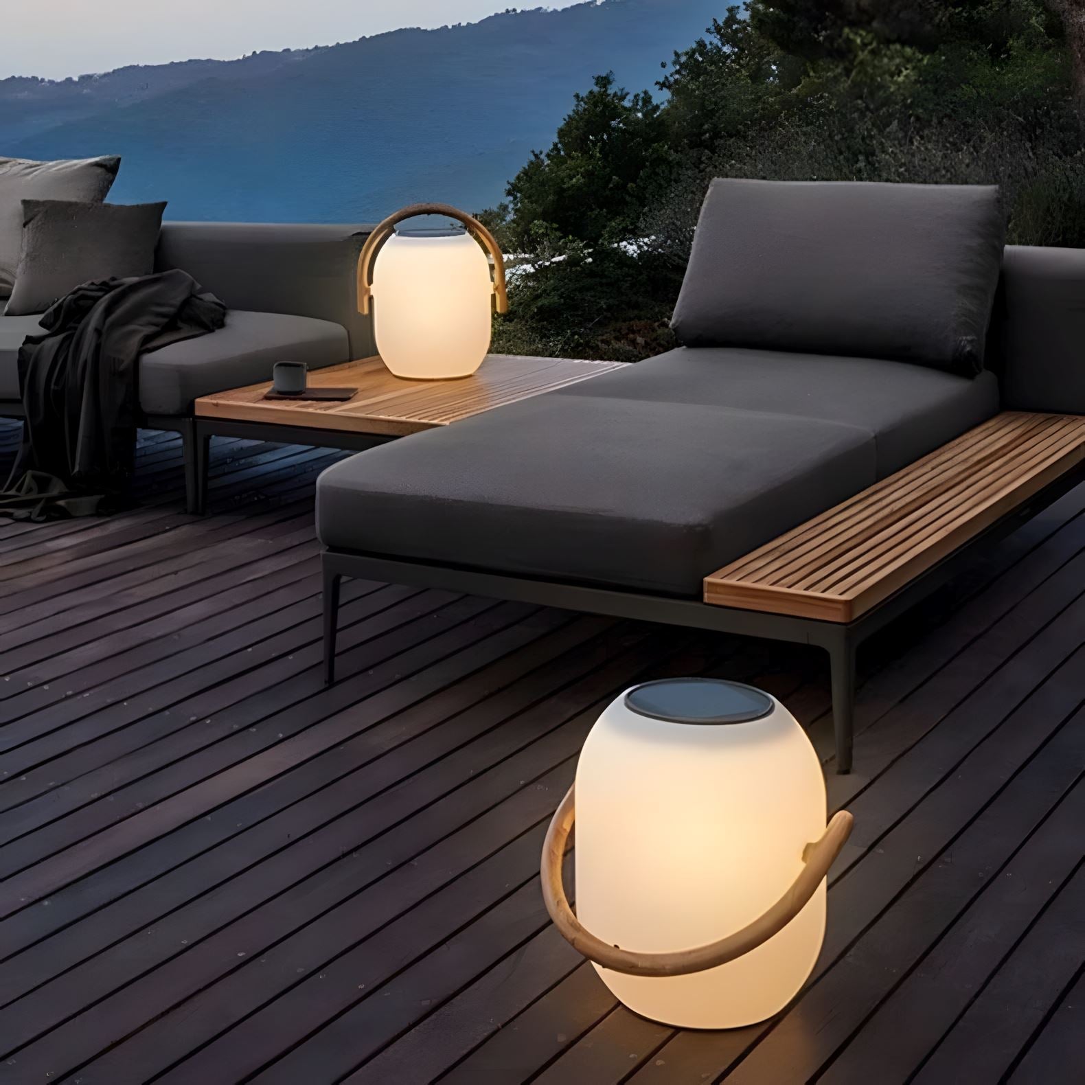 Portable Solar Garden Lantern with Remote - view 3