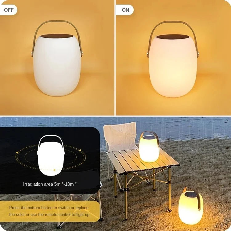 Portable Solar Garden Lantern with Remote - view 9