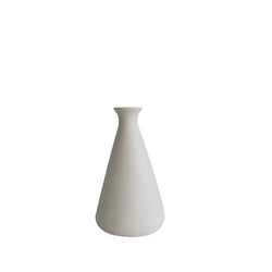 Dcorra 'Cindy' White Porcelain Vase - Eco-Friendly Ceramic