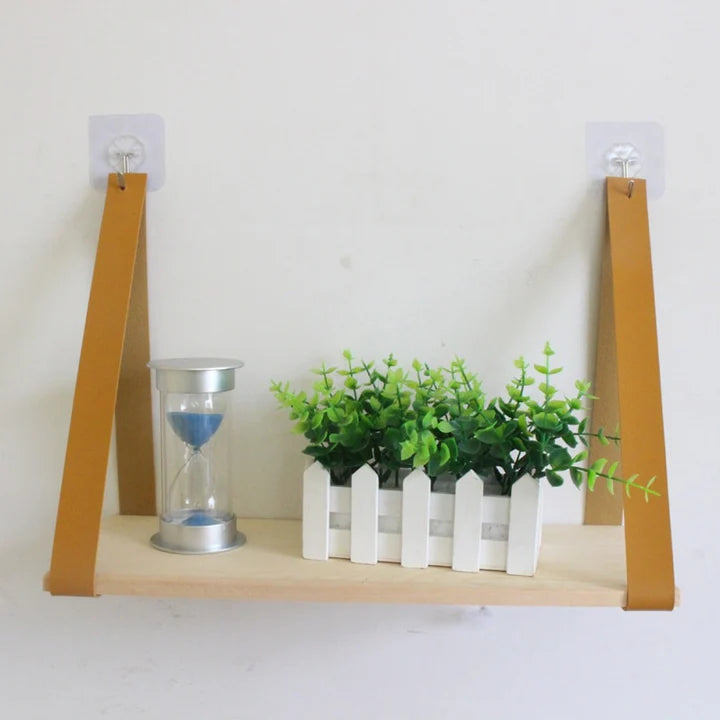 Luli Wood Decorative Shelf in wood shelf, 45 x 14 x 0.9