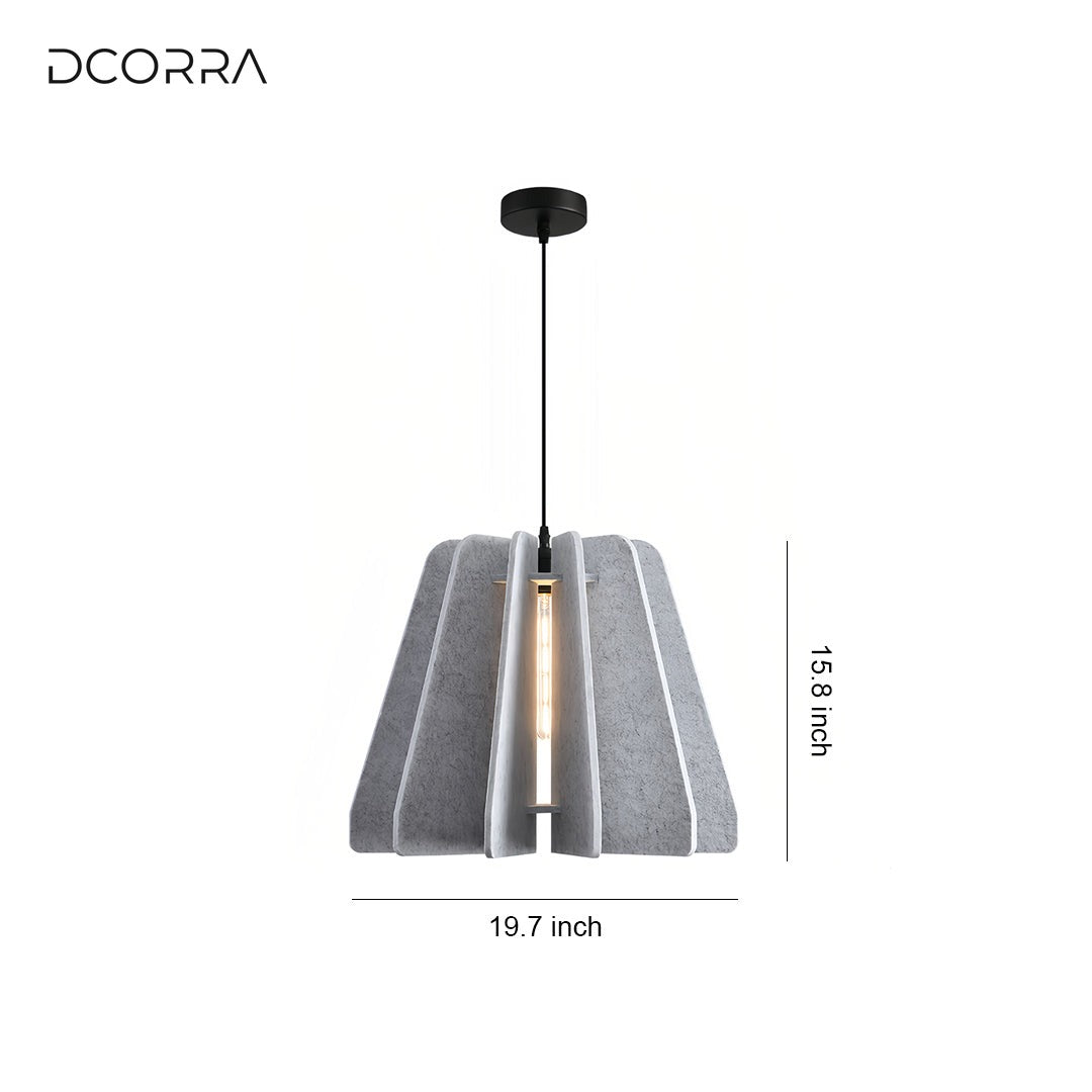 Radial Felt Pendant Light - view 12