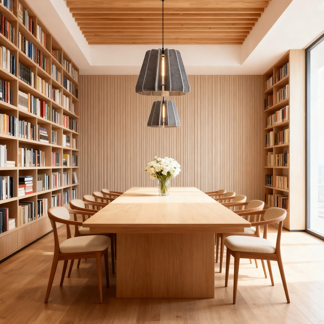 Radial Felt Pendant Light - view 4