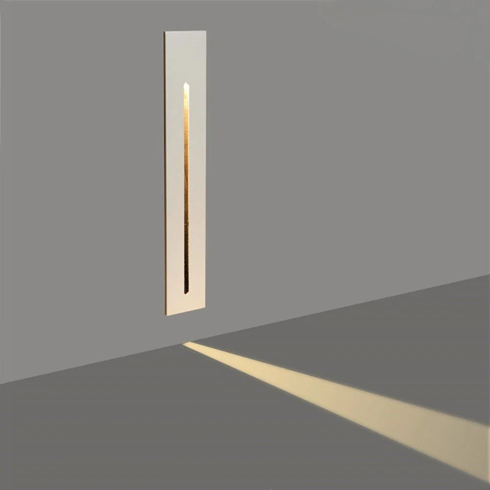 Recessed LED Stair Light - Silver