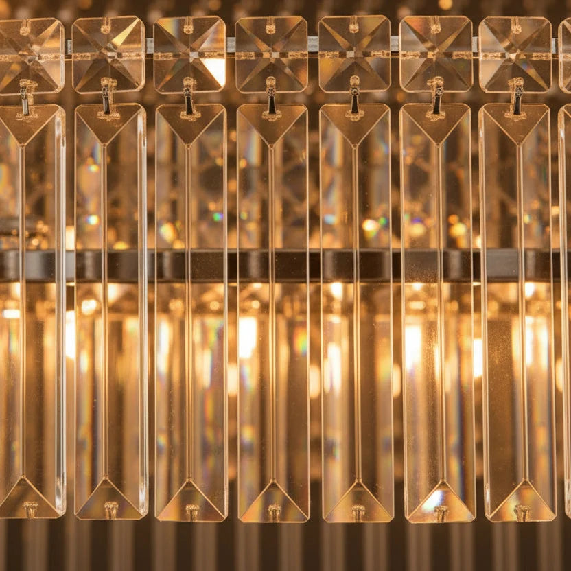 Rectangular Crystal Prism Linear Chandelier - view 11