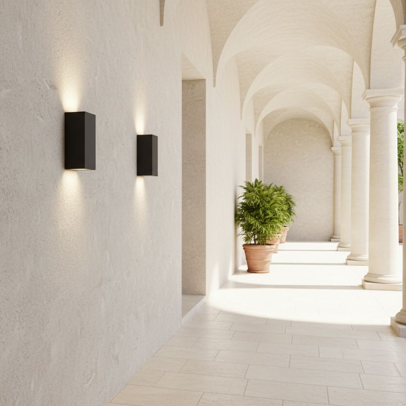 Rectangular Up & Down LED Wall Light - view 10