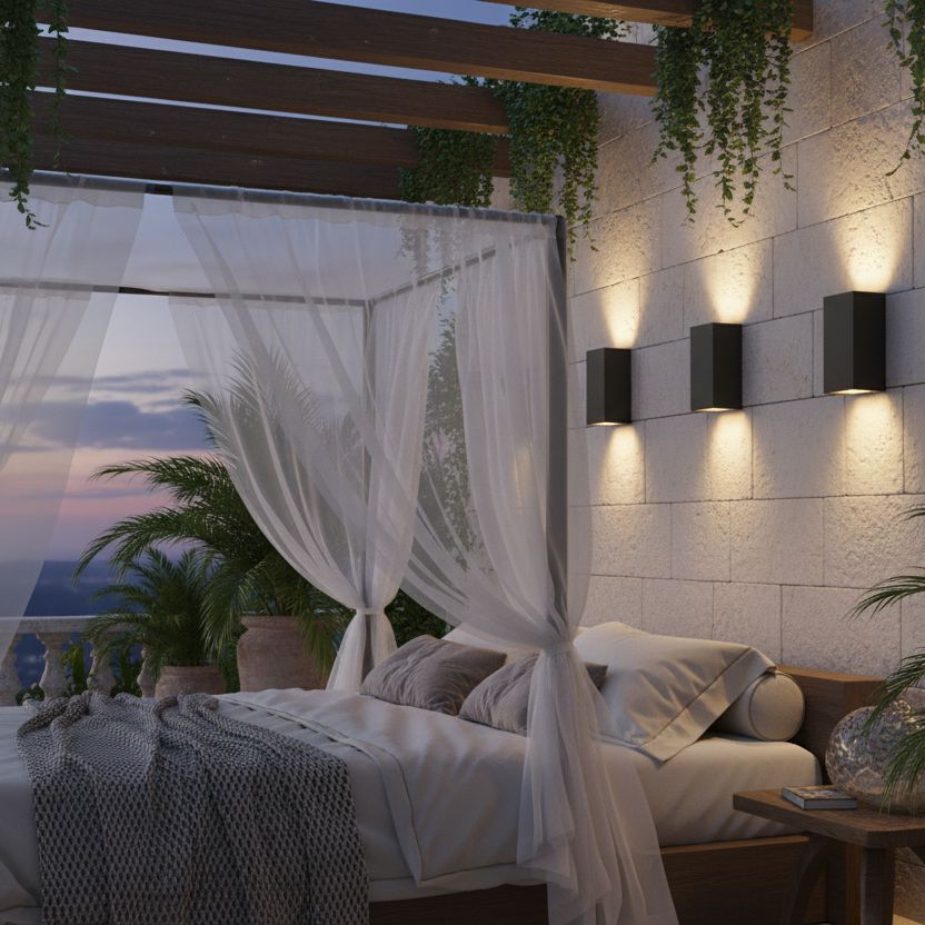 Rectangular Up & Down LED Wall Light - view 11
