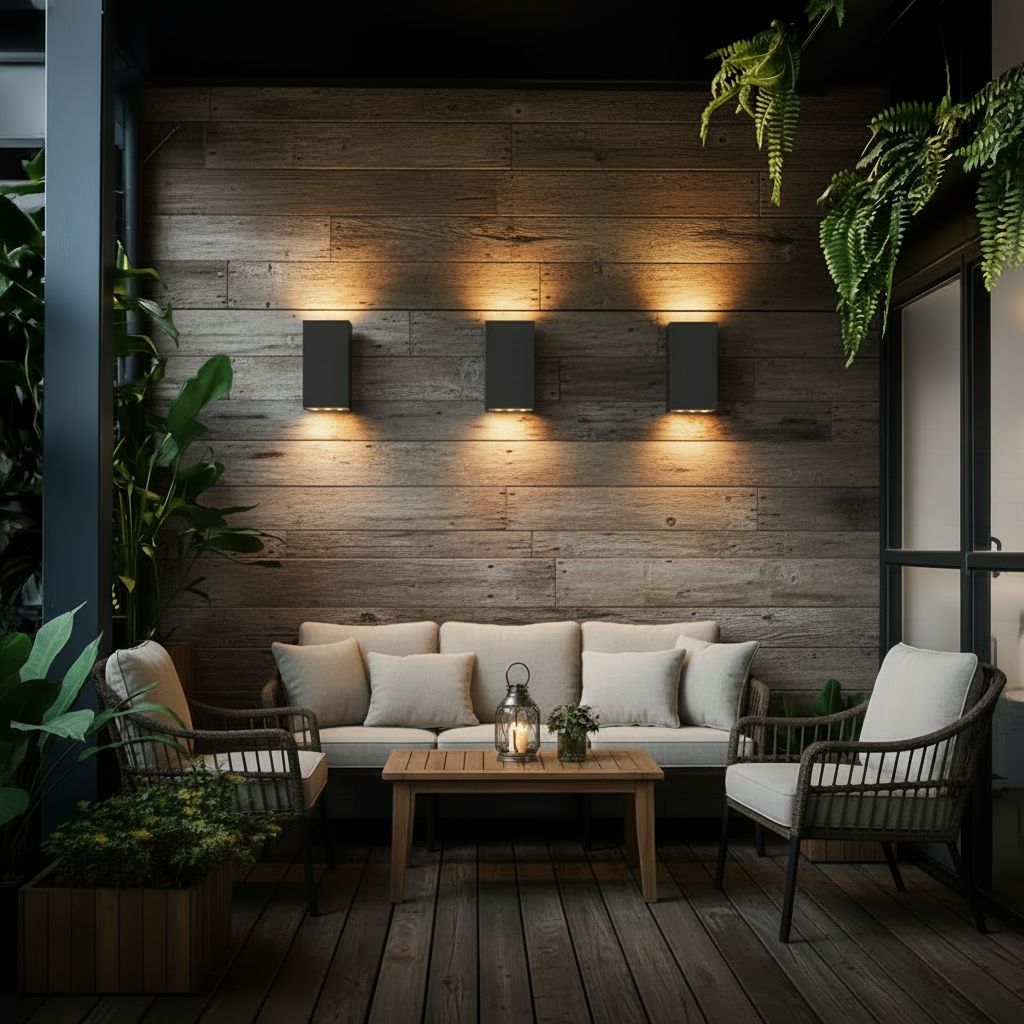 Rectangular Up & Down LED Wall Light - view 3