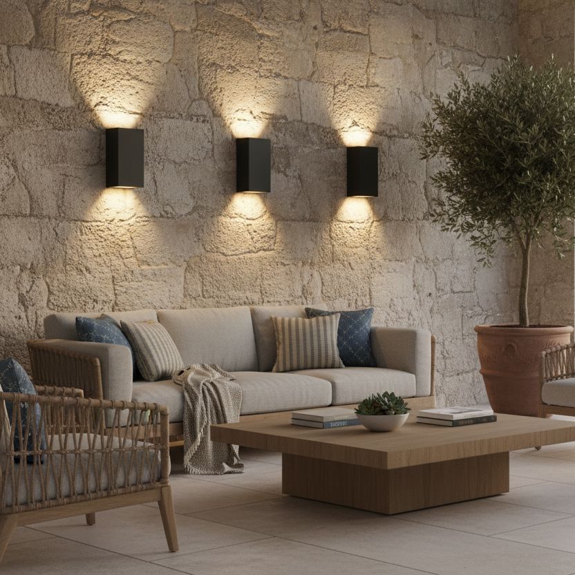 Rectangular Up & Down LED Wall Light - view 5
