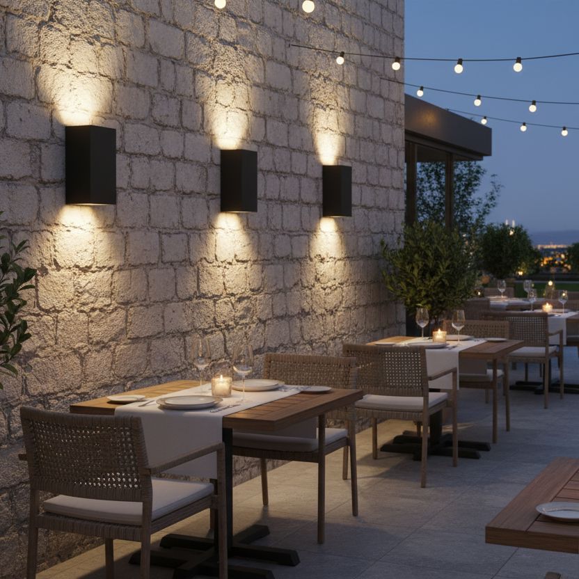 Rectangular Up & Down LED Wall Light - view 8