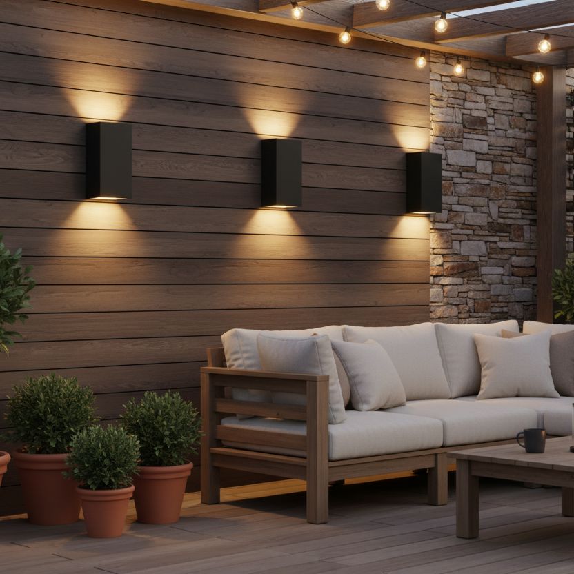 Rectangular Up & Down LED Wall Light - view 9