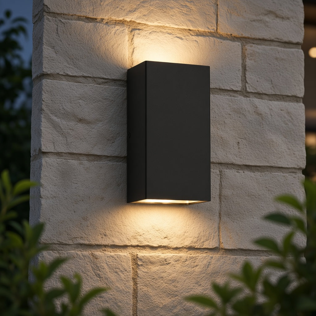 Rectangular Up & Down LED Wall Light