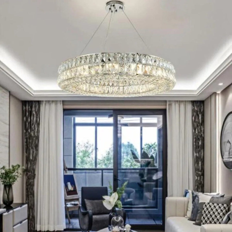 Round Crystal Chandelier